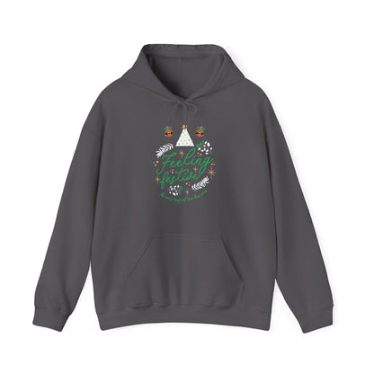 Festive Unisex Hoodie, Cozy Holiday Wear, Perfect for Christmas, Family Gatherings, and Winter Celebrations, Your Cozy Companion