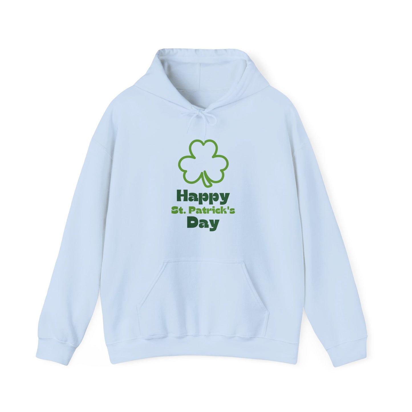 St Patrick's Day Hoodie - Cozy Irish Gift, Green Shamrock Design, Unisex Heavy Blend Sweatshirt, Holiday Apparel, St Paddy's Pullover