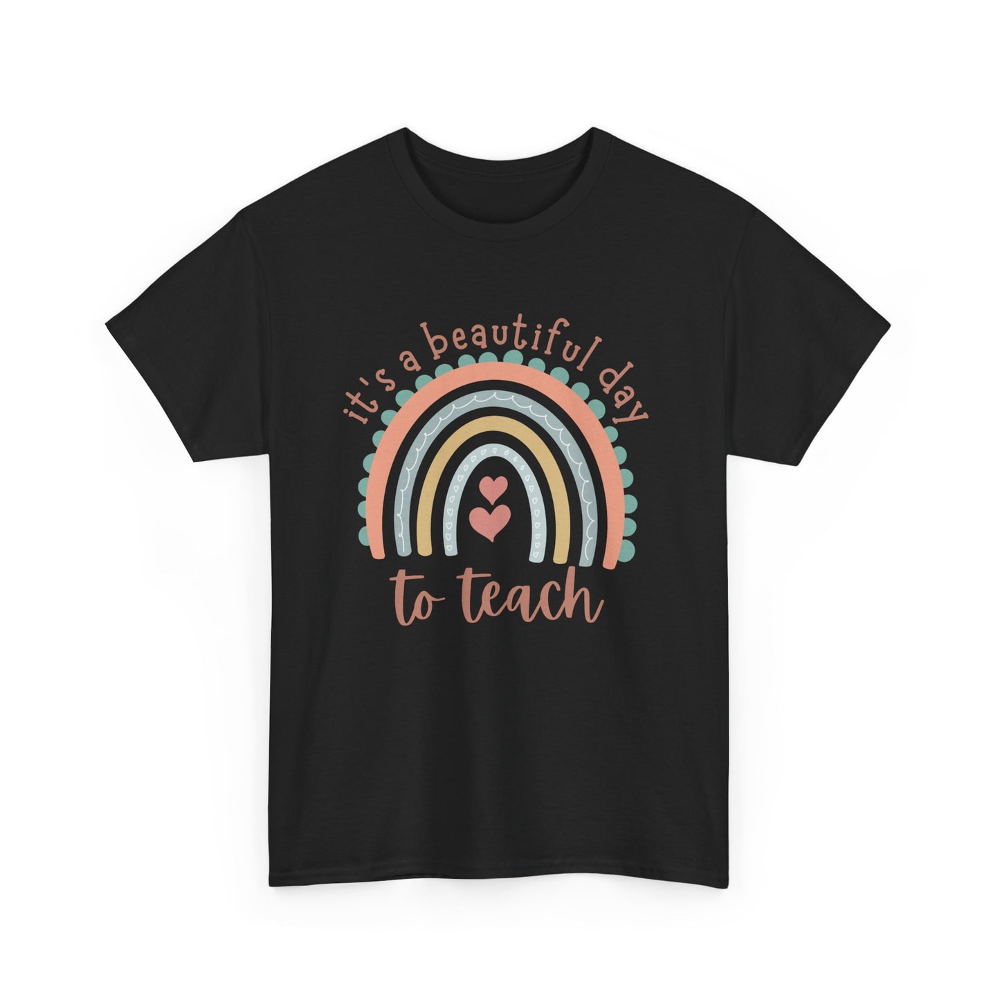 Teacher Rainbow Tee, Inspirational Educator Gift, Classroom Style Shirt, Teacher Appreciation Day Present, Cute Unisex Top