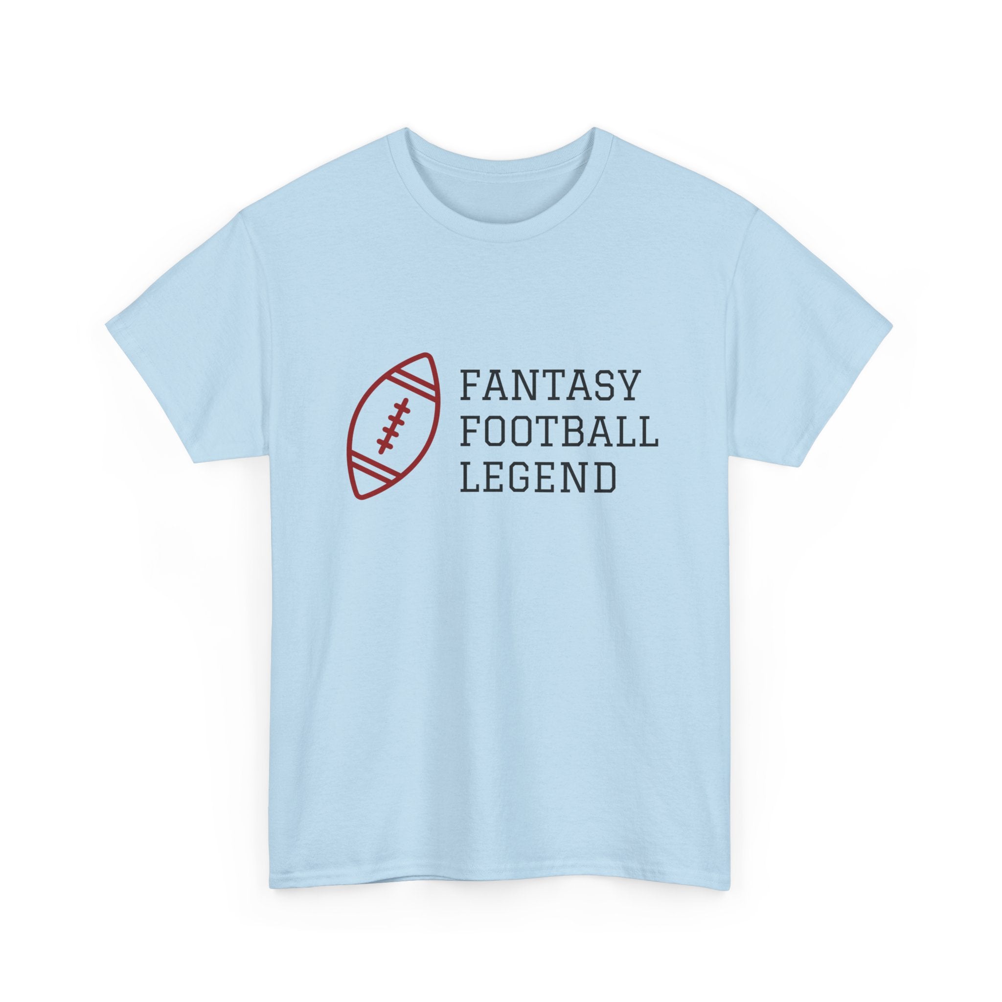 Fantasy Football Legend Unisex Heavy Cotton Tee, Gift for Football Fans, Sportswear, Casual Tee, Football Season Apparel