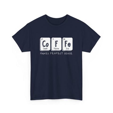 Coffee Chemistry Unisex Tee, Fun Science Shirt for Coffee Lovers, Perfect Gift for Scientists, Unique Casual Wear, Chemistry Humor Design