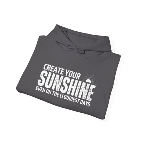 Motivational Sunshine Hoodie, Cozy Sweatshirt, Gift for Friends, Positive Vibes Apparel, Inspirational Clothing