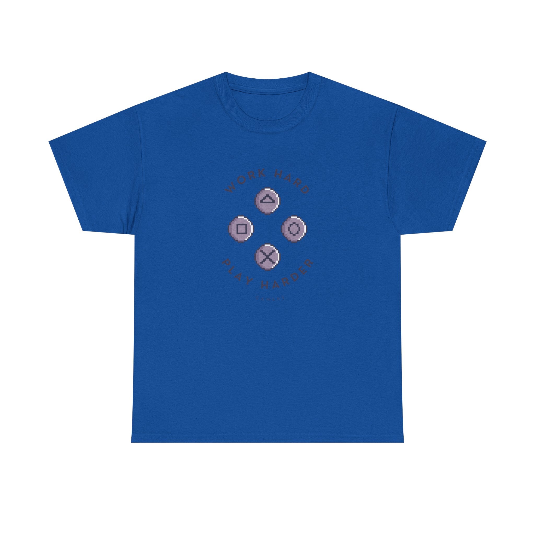 Work Hard Play Hard Unisex Heavy Cotton Tee