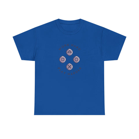 Work Hard Play Hard Unisex Heavy Cotton Tee