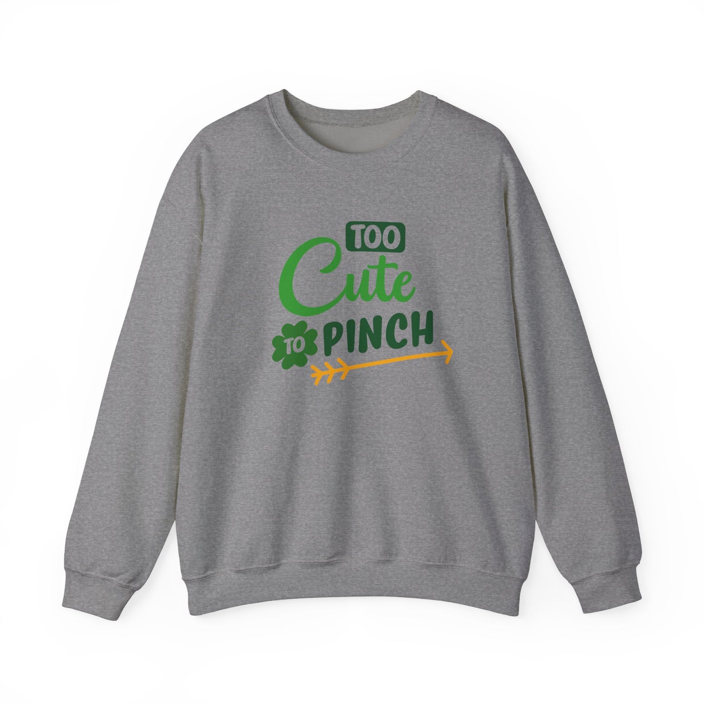 Cute St Patrick's Day Sweatshirt, Unisex Heavy Blend Crewneck, Perfect for Celebrations, Cozy Gift for Friends, Funny Irish Apparel