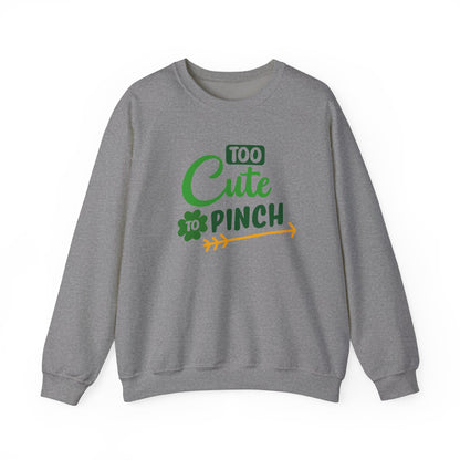 Cute St Patrick's Day Sweatshirt, Unisex Heavy Blend Crewneck, Perfect for Celebrations, Cozy Gift for Friends, Funny Irish Apparel