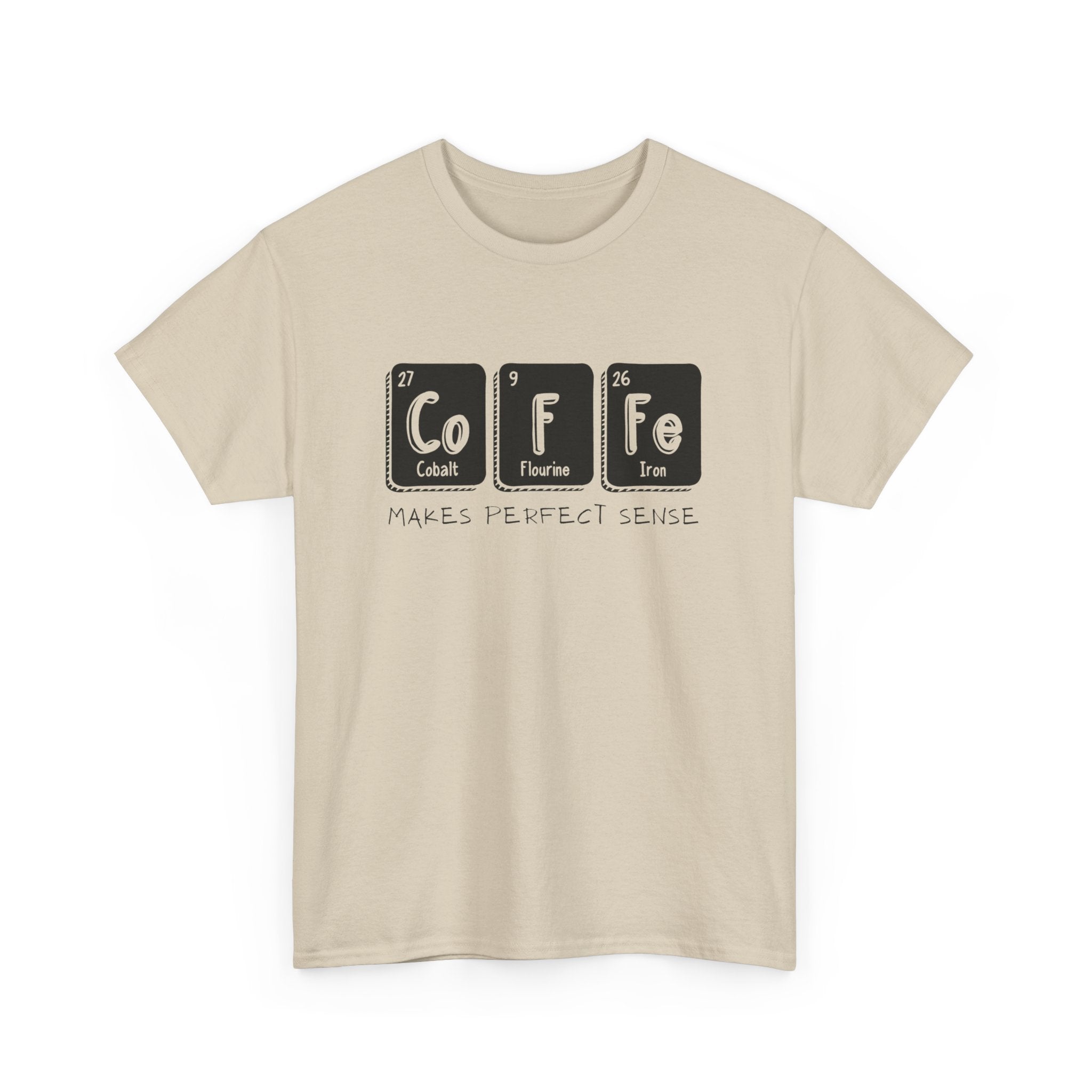 Coffee Chemistry Unisex Tee, Fun Science Shirt for Coffee Lovers, Perfect Gift for Scientists, Unique Casual Wear, Chemistry Humor Design