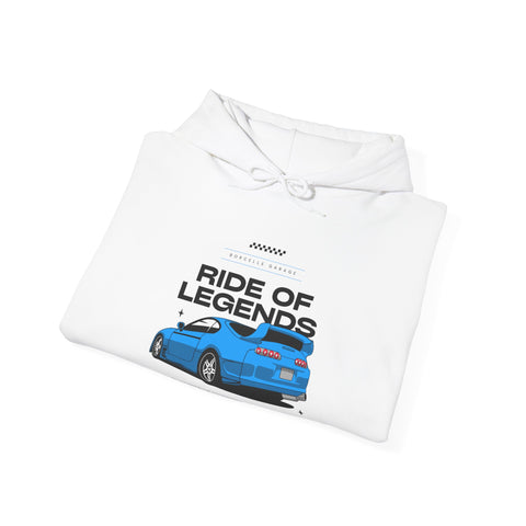Ride of Legends Hoodie for Car Enthusiasts, Cozy Unisex Sweatshirt
