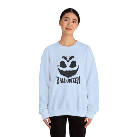 Halloween Spirit Crewneck Sweatshirt - Cozy Unisex Apparel for Fall Celebrations, Trick or Treating, Spooky Season