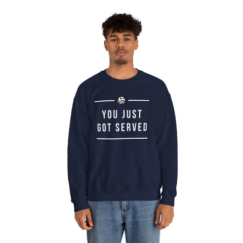 Volleyball Crewneck Sweatshirt - Perfect for Athletes, Sports Fans, Casual Wear, Game Day Apparel