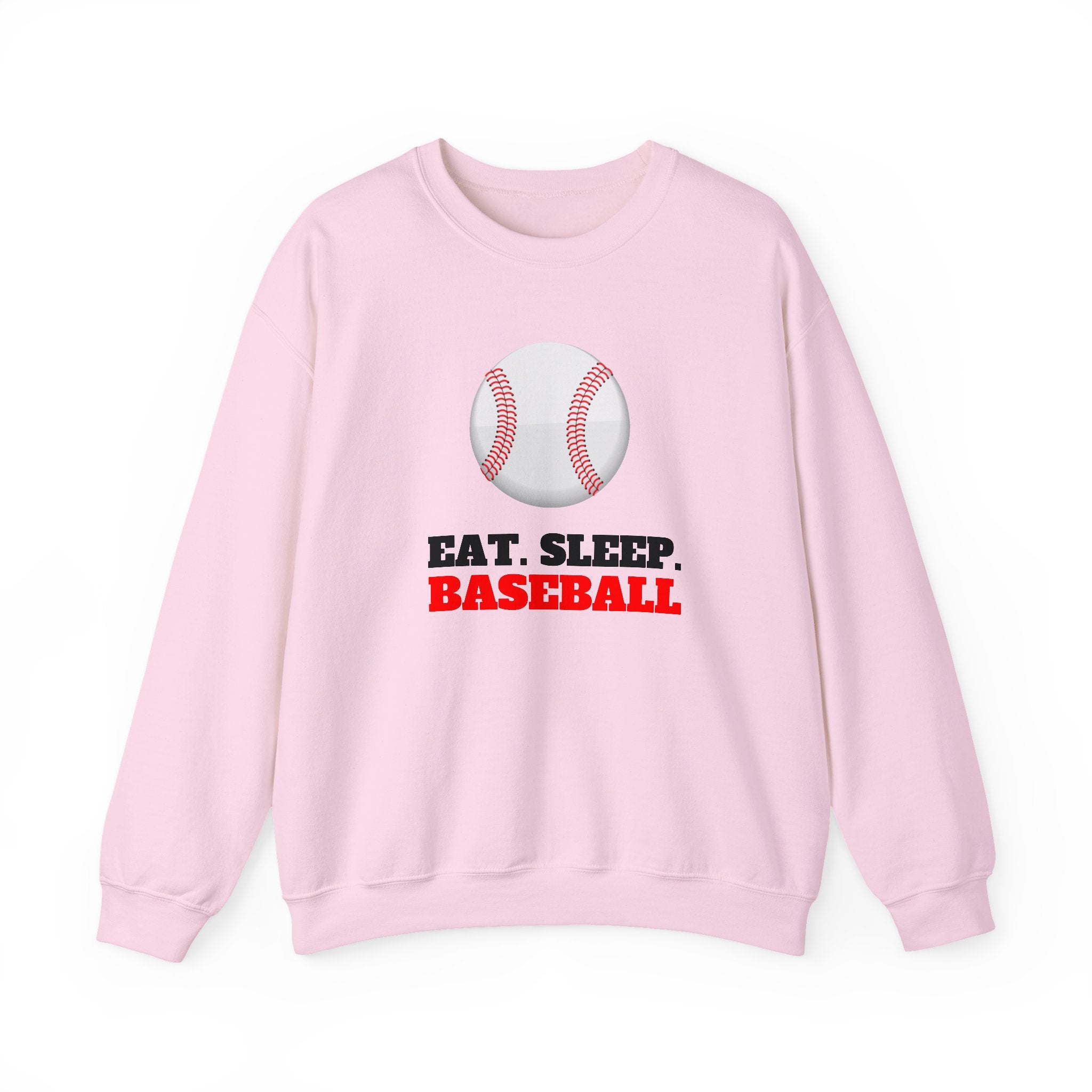 Baseball Sweatshirt - Eat Sleep Baseball, Unisex Crewneck, Gift for Baseball Fans, Sports Apparel, Cozy Sweatshirt