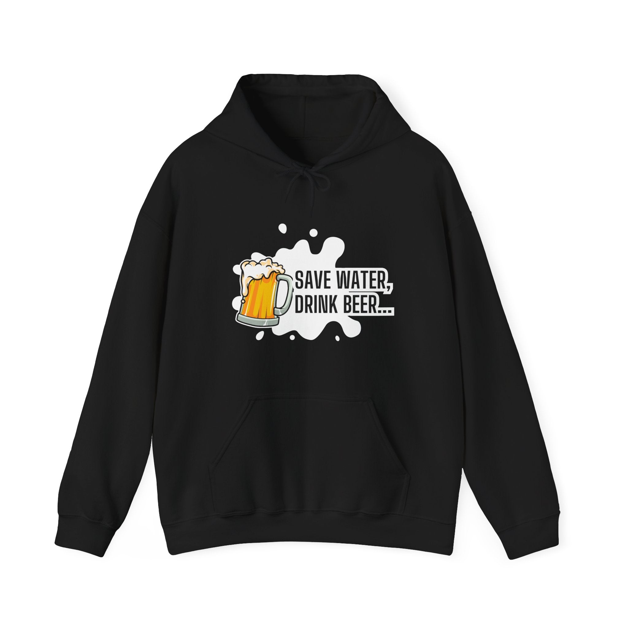Save Water Drink Beer Hoodie, Funny Sweatshirt for Beer Lovers, Perfect Gift for Dad, Birthday, Casual Wear, Cozy Apparel
