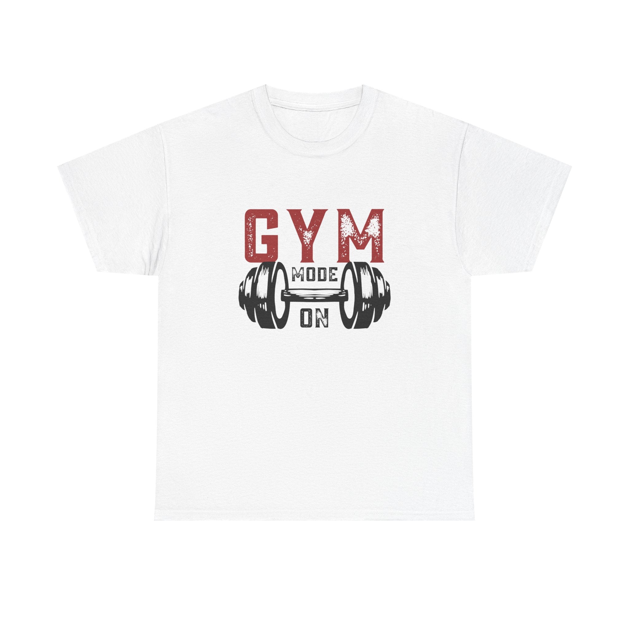 Gym Mode On Tee - Unisex Fitness Shirt, Workout Apparel, Gift for Gym Lovers, Casual Wear, Motivational Tee