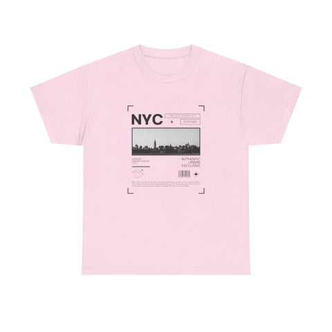 NYC Graphic Tee, Unisex Cotton T-Shirt for City Lovers, Travel Souvenir, Casual Wear, Streetwear Style Fashion