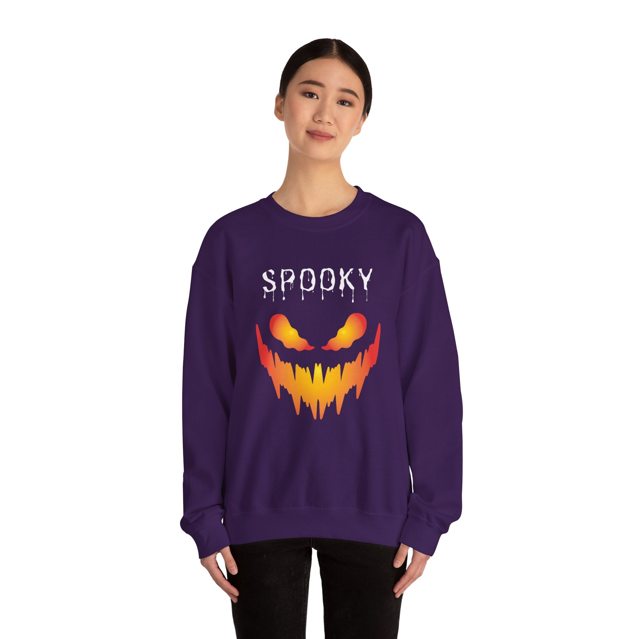 Spooky Vibes Unisex Crewneck Sweatshirt | Halloween, Cozy Fall Style