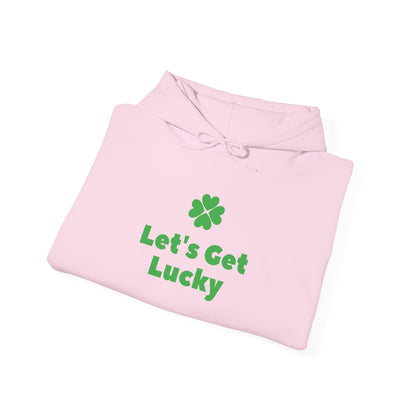 Lucky Charm Hoodie, St Patrick's Day Gift, Unisex Sweatshirt, Cozy Casual Wear, Green Clover Apparel, Let's Get Lucky Sweatshirt