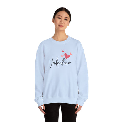 Valentine's Day Crewneck Sweatshirt, Love Sweatshirt, Valentine's Gift for Him/Her, Cozy Casual Wear, Heart Sweatshirt, Unisex Sweatshirt,