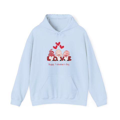 Valentine's Day Love Hoodie, Cozy Pullover, Unisex Sweatshirt for Couples