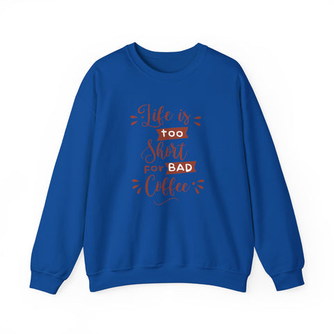 Coffee Lover's Crewneck Sweatshirt, Perfect for Casual Outfits, Gift for Coffee Enthusiasts, Cozy Layer for Every Day, Fun Saying
