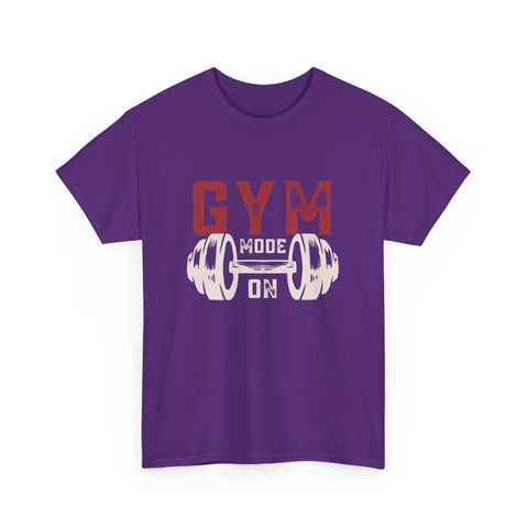 Gym Mode On Tee - Unisex Fitness Shirt, Workout Apparel, Gift for Gym Lovers, Casual Wear, Motivational Tee