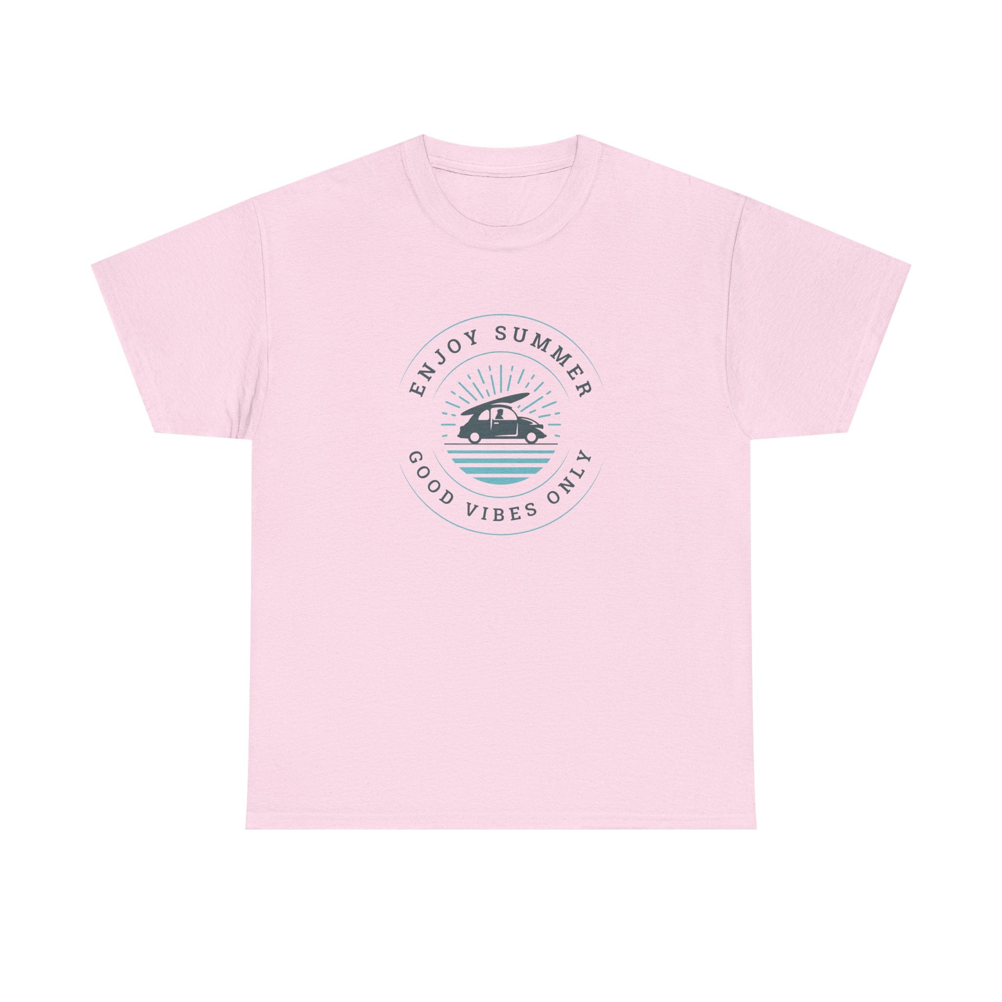 Enjoy Summer Good Vibes Only Tee, Unisex Summer Shirt, Beachwear, Vacation T-Shirt, Gift for Him/Her, Relaxed Style Top