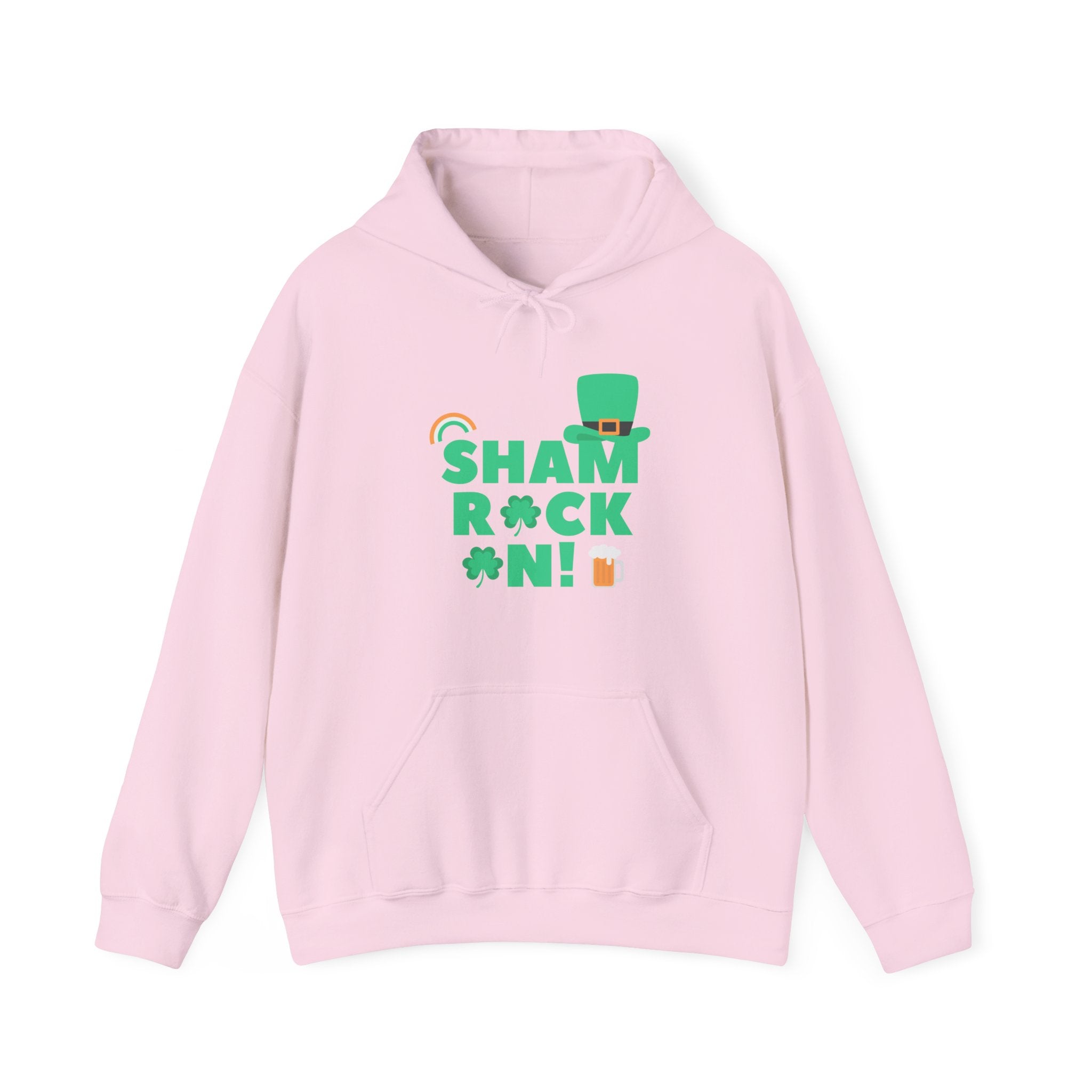 Shamrock Celebrations Hoodie, Unisex St. Patrick's Day Sweatshirt, Cozy Green Clover Apparel, Perfect Gift for Leprechaun Lovers, Spring