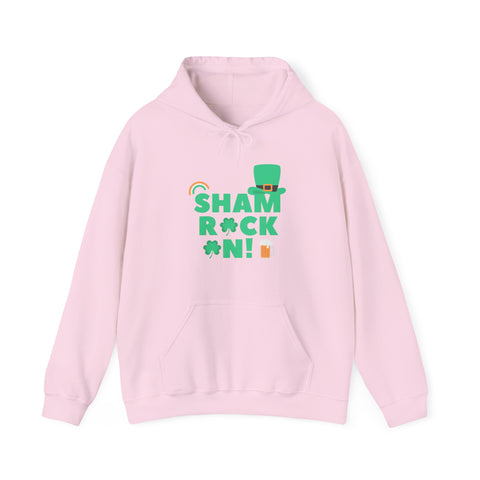 Shamrock Celebrations Hoodie, Unisex St. Patrick's Day Sweatshirt, Cozy Green Clover Apparel, Perfect Gift for Leprechaun Lovers, Spring