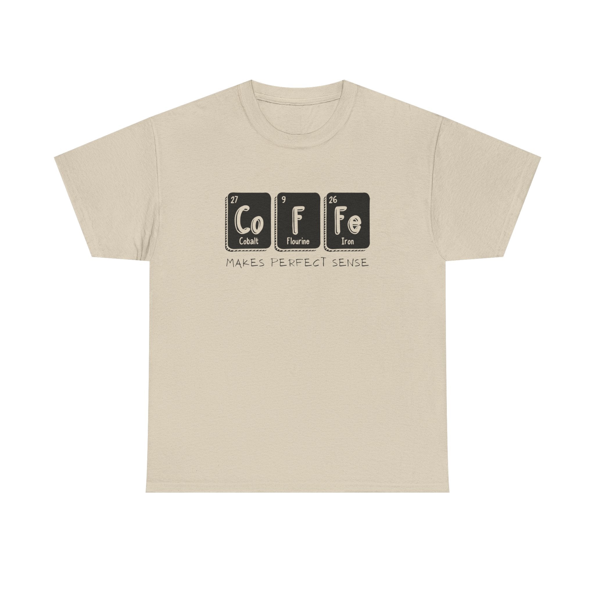 Coffee Chemistry Unisex Tee, Fun Science Shirt for Coffee Lovers, Perfect Gift for Scientists, Unique Casual Wear, Chemistry Humor Design