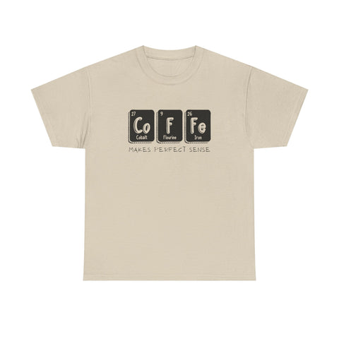 Coffee Chemistry Unisex Tee, Fun Science Shirt for Coffee Lovers, Perfect Gift for Scientists, Unique Casual Wear, Chemistry Humor Design