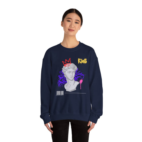 Modern Artistic Sweatshirt, Unisex Pullover, Trendy Graphic Sweater, Streetwear Fashion