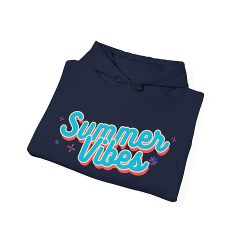 Summer Vibes Unisex Hoodie, Cozy Sweatshirt for Beach Days, Perfect for Summer Celebrations, Casual Wear, Gift for Her