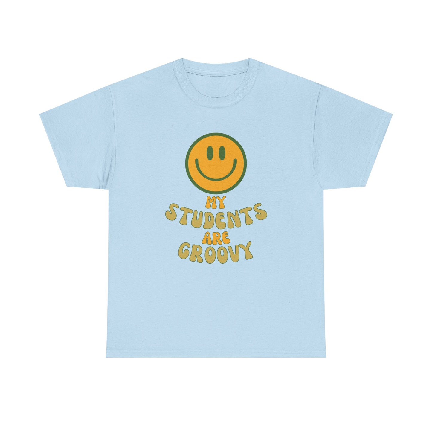 Groovy Teacher Tee, Fun Classroom Shirt, Gifts for Educators, Back to School Apparel, Positive Vibe T-Shirt