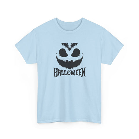 Halloween Unisex Heavy Cotton Tee | Spooky Graphic T-Shirt for Fall