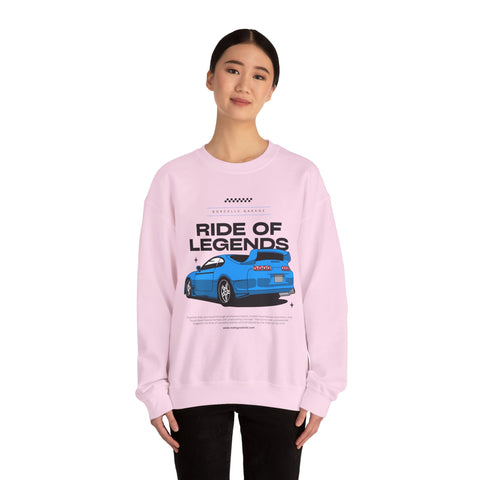 Ride of Legends Unisex Heavy Blend™ Crewneck Sweatshirt, Casual Car Sweatshirt