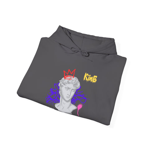 Artistic Hooded Sweatshirt, Unisex Hoodie, Graphic Sweatshirt, Trendy Streetwear