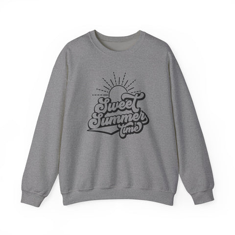 Summer Vibes Crewneck Sweatshirt, Cozy Unisex Pullover, Perfect for Beach Days, Gift for Summer Lovers, Matching Family Outfit