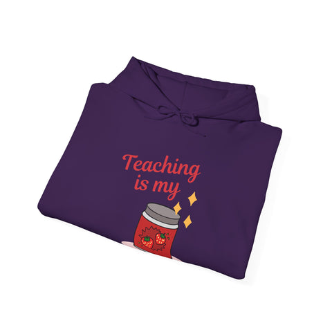 Teaching is My Passion Hoodie - Cozy Gift for Educators, Classroom Apparel, Teacher Sweatshirt, Unisex Blend Pullover