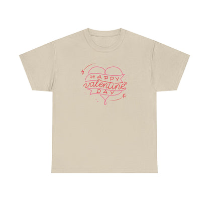 Happy Valentine's Day Tee, Cute Valentine's Gift, Unisex T-Shirt, Valentine's Day Apparel, Fun Love Shirt, Sweetheart Style