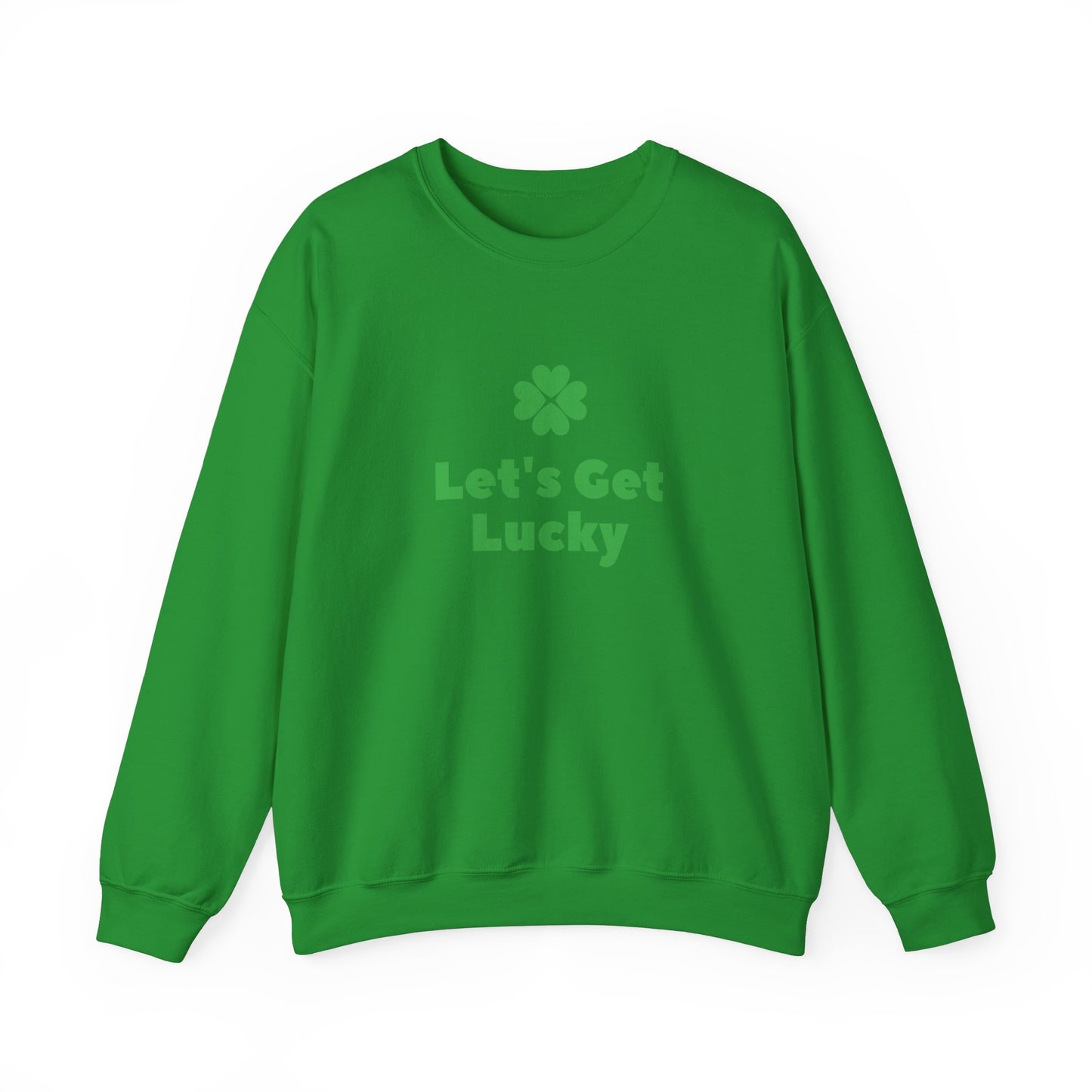 St Patrick's Day Unisex Heavy Blend™ Crewneck Sweatshirt, Let's Get Lucky