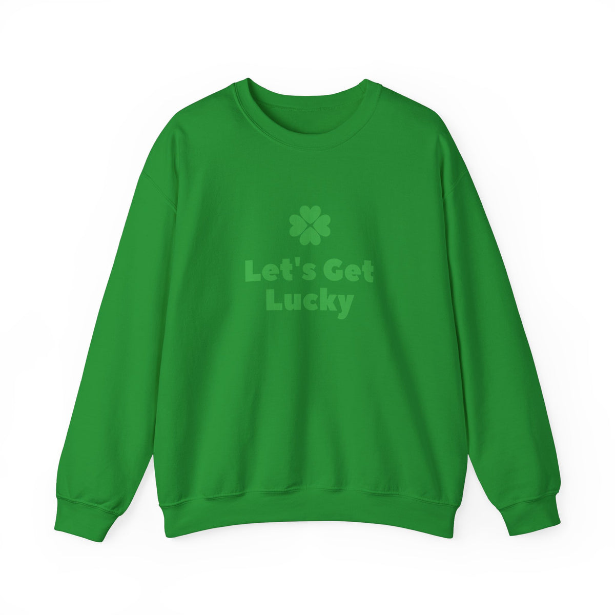 St Patrick's Day Unisex Heavy Blend™ Crewneck Sweatshirt, Let's Get Lucky