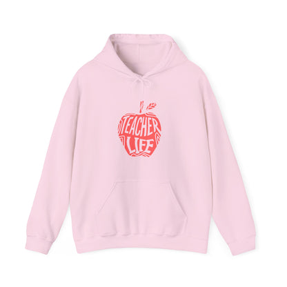 Teacher Life Hoodie - Cozy Educator Sweatshirt, Back to School Gift, Cute Classroom Outfit