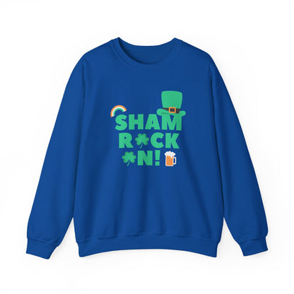 St Patrick's Day Shamrock Sweatshirt - Unisex Heavy Blend™ Crewneck