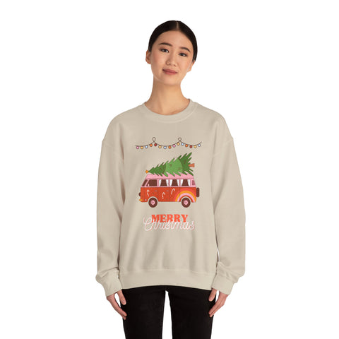 Festive Christmas Sweatshirt, Cozy Holiday Vibes, Perfect for Family Gatherings, Christmas Parties, and Winter Celebrations, Unisex Gift