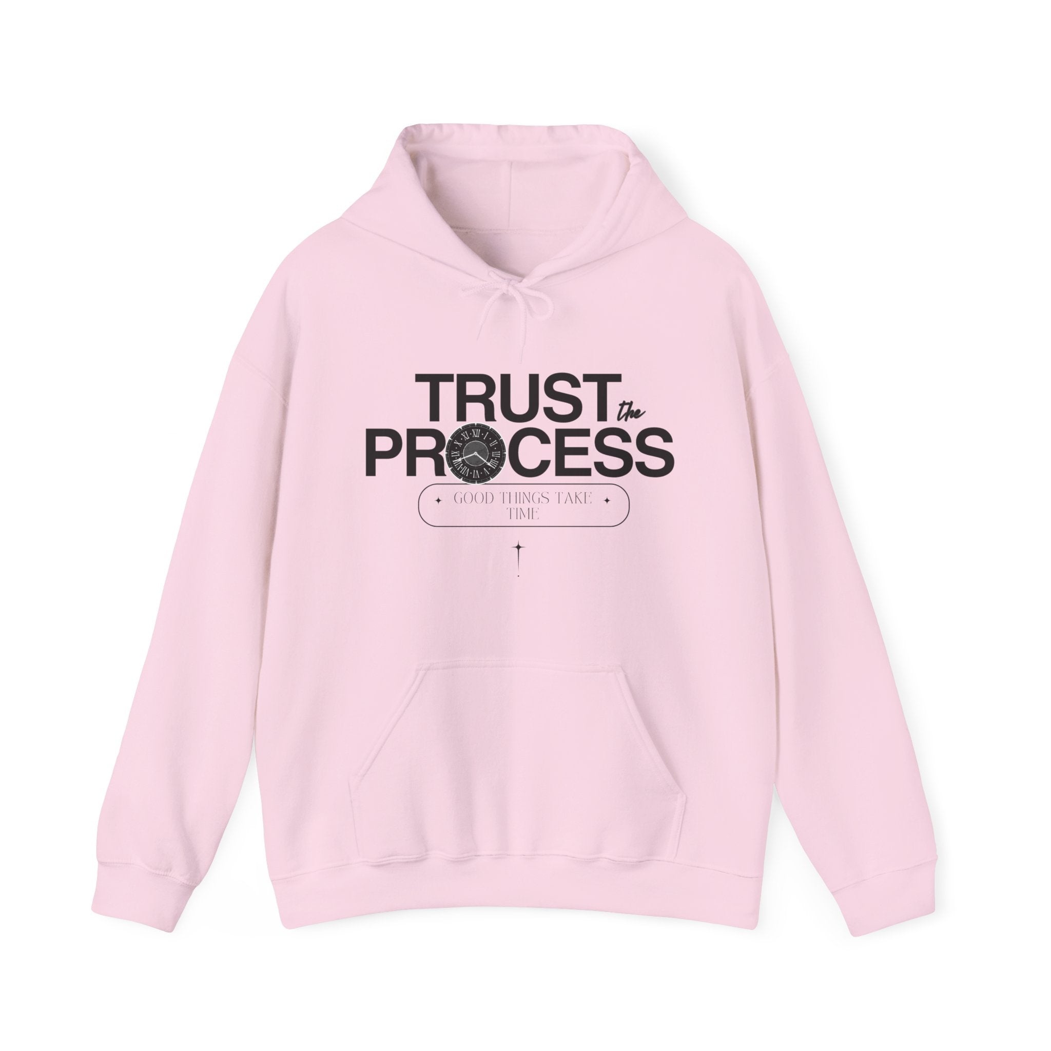 Trust the Process Hoodie, Motivational Sweatshirt, Unisex Cozy Sweatshirt, Gift for Him or Her, Inspirational Apparel
