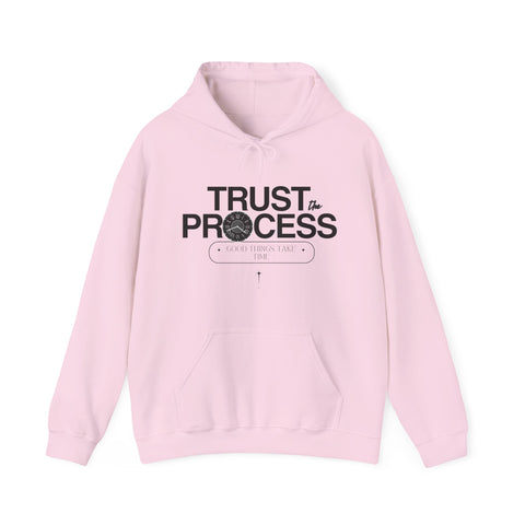 Trust the Process Hoodie, Motivational Sweatshirt, Unisex Cozy Sweatshirt, Gift for Him or Her, Inspirational Apparel