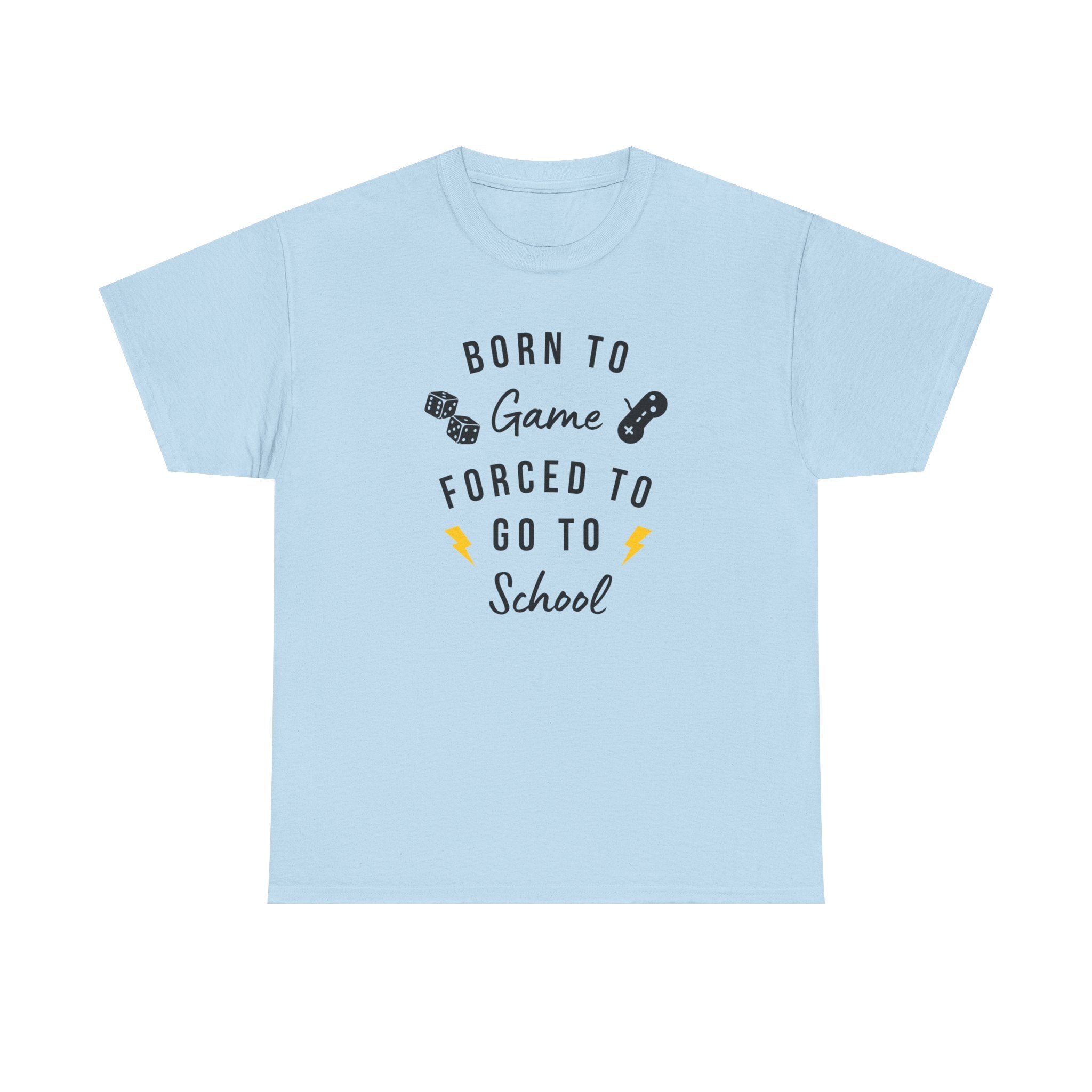 Born to Game Unisex Tee, Gamer T-Shirt, Fun School Shirt, Casual Cotton Tee