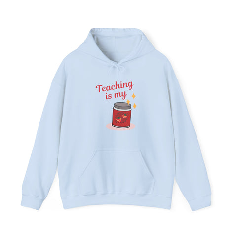 Teaching is My Passion Hoodie - Cozy Gift for Educators, Classroom Apparel, Teacher Sweatshirt, Unisex Blend Pullover