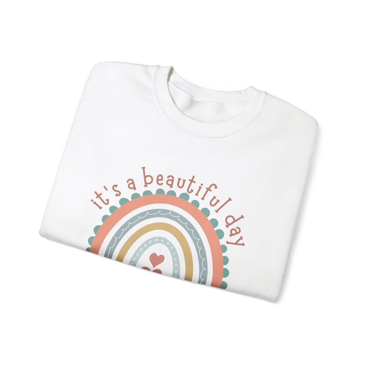 Rainbow Teacher Sweatshirt - Perfect Gift for Educators, Classroom Apparel, Cozy Style for Teachers, Back to School