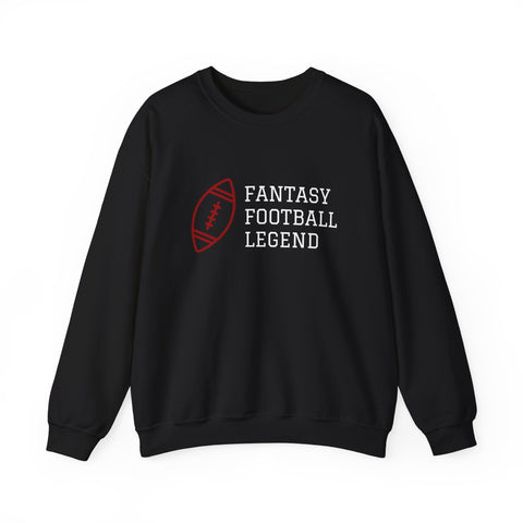 Fantasy Football Legend Crewneck Sweatshirt - Perfect Gift for Sports Fans, Cozy Wear for Game Days, Autumn Essentials, Unisex Sweatshirt