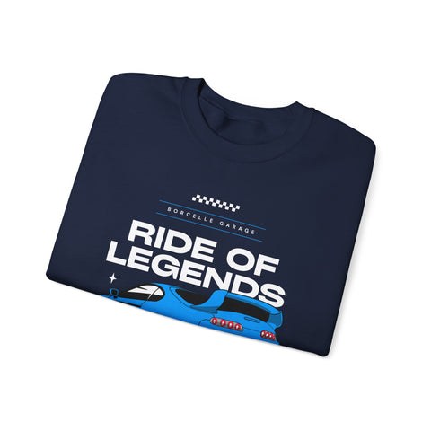 Ride of Legends Unisex Heavy Blend™ Crewneck Sweatshirt, Casual Car Sweatshirt